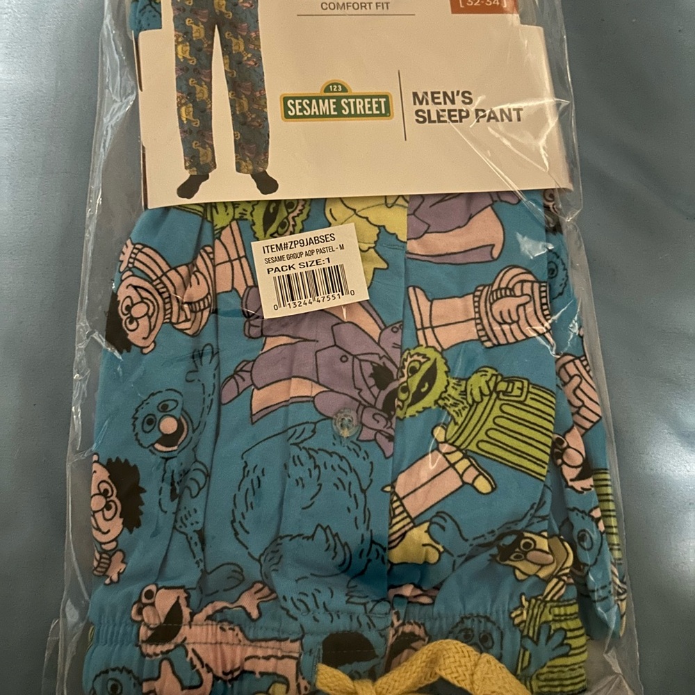 Men’s sleep pants sesame street unisex
